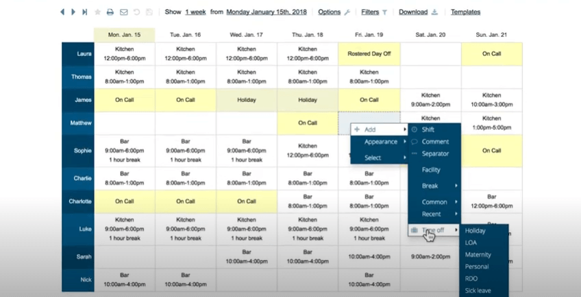 Findmyshift - Best drag-and-drop scheduler