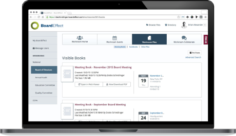 BoardEffect - Best board meeting scheduling software