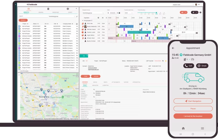 Fieldcode - Best IoT-driven software for field service with pay-per-event model