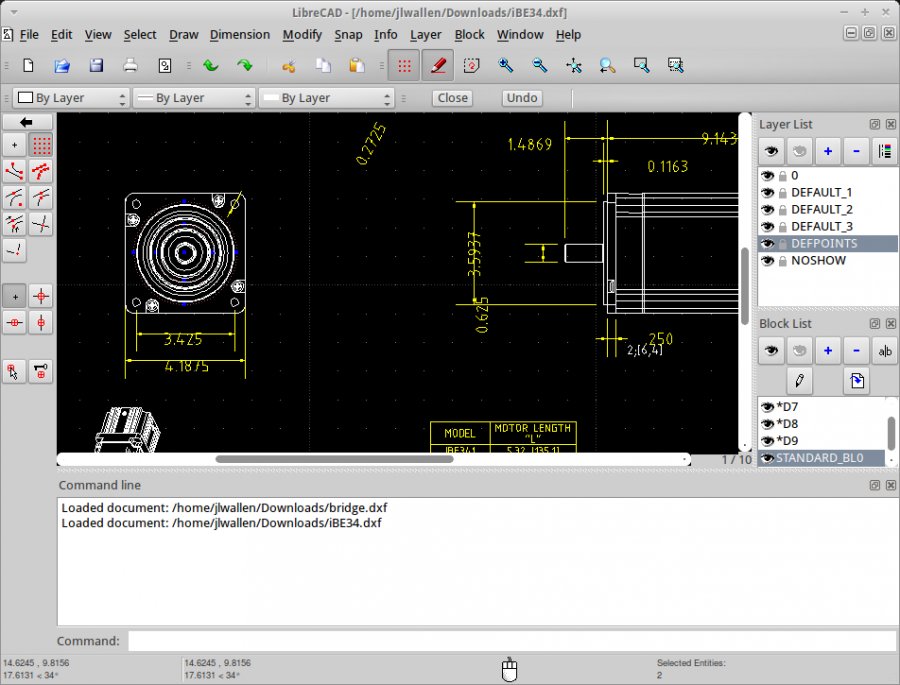 LibreCAD: