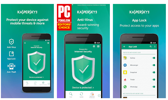 Kaspersky Mobile Antivirus: Web Security & AppLock