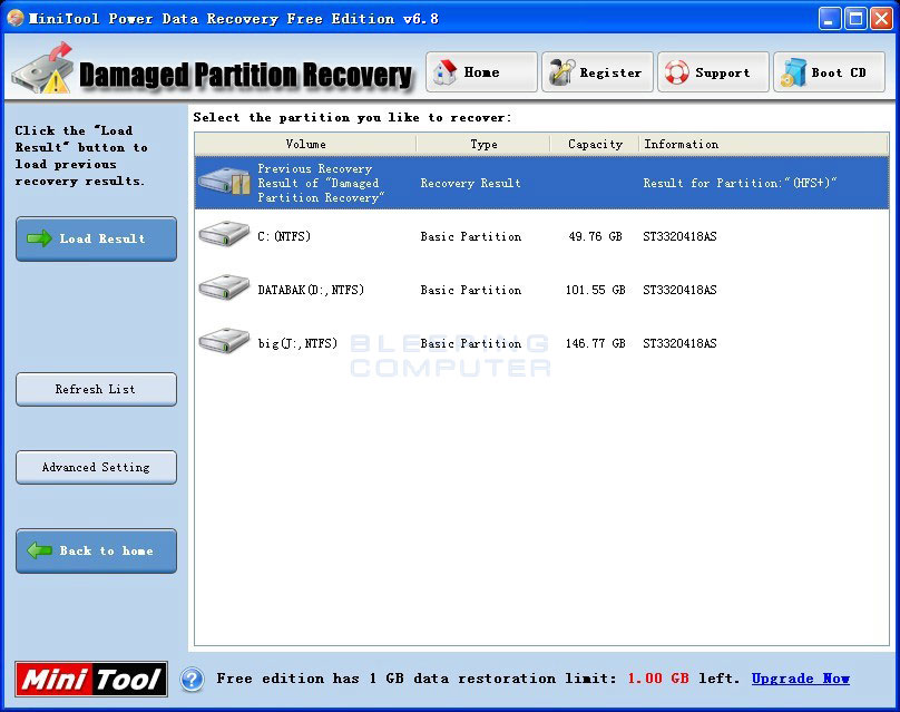 Minitool Power Data Recovery