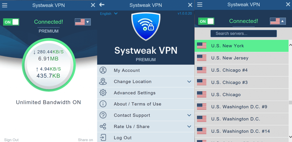 Systweak VPN- Best for Unlimited Devices