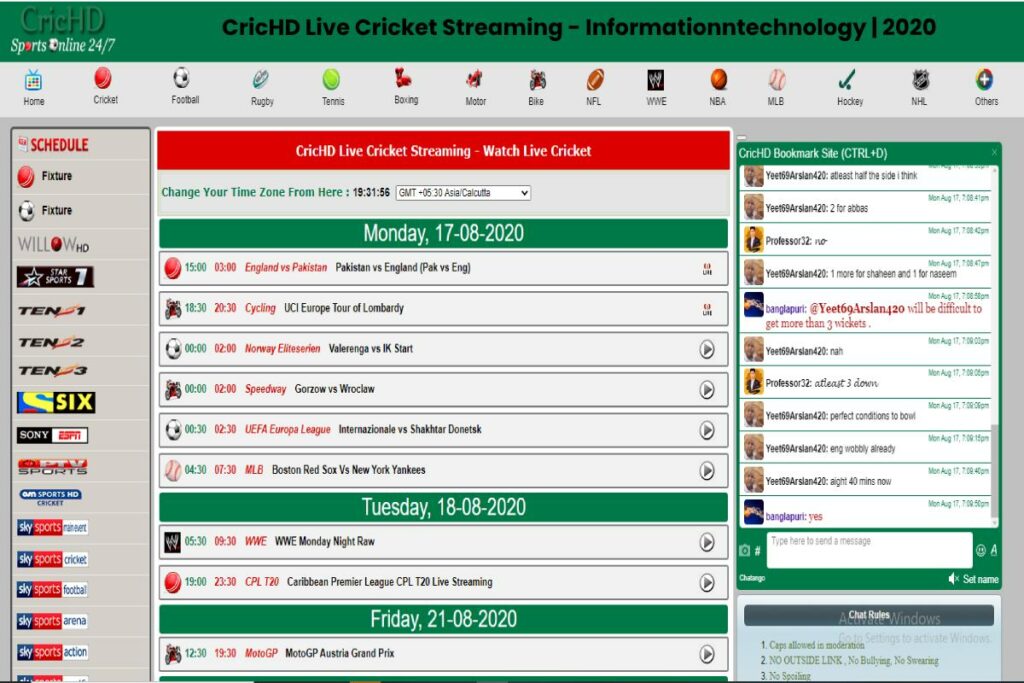 CricHD Alternatives