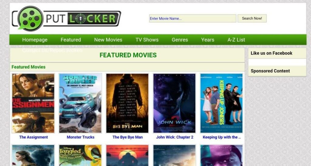 Putlocker Alternatives