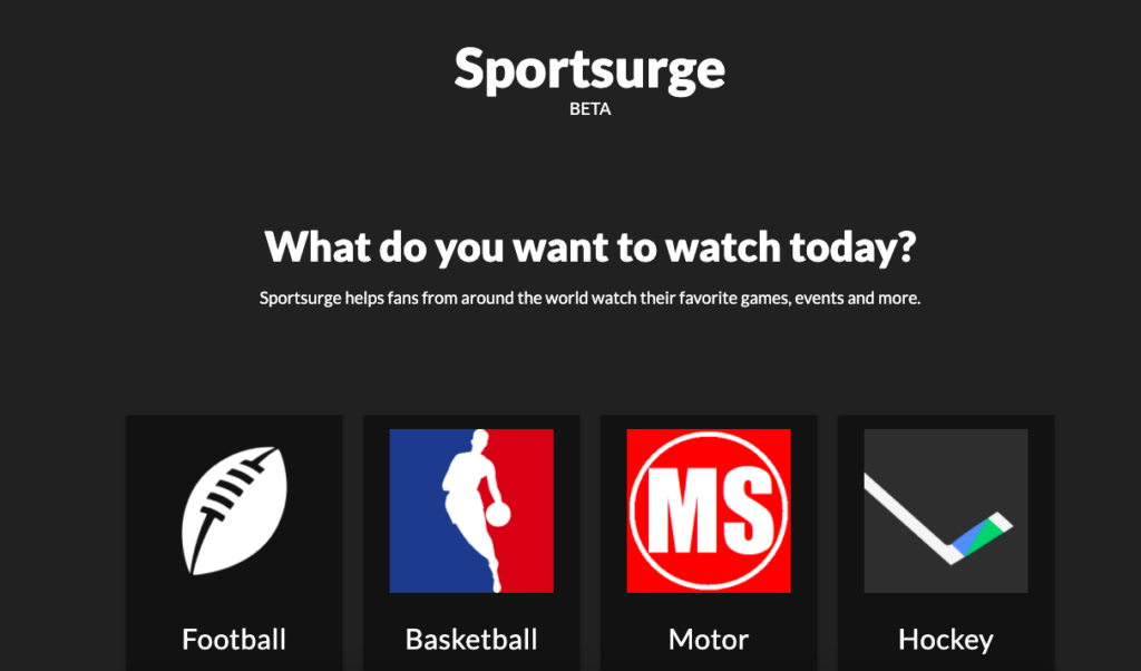 Sportsurge Alternatives