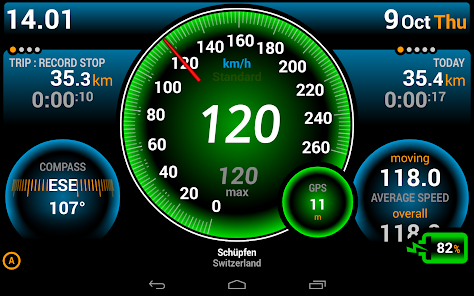 Ulysse Speedometer App