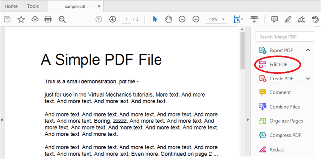 Write on PDF