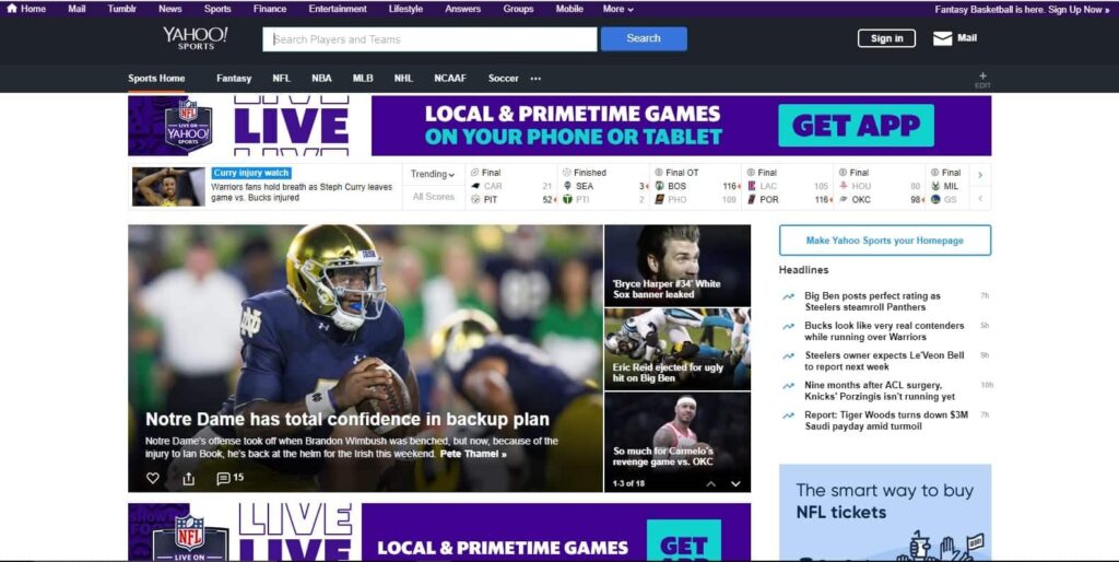 Yahoo Sports Alternatives