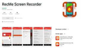 RecMe Screen Recorder