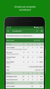 Cricket Scoring App