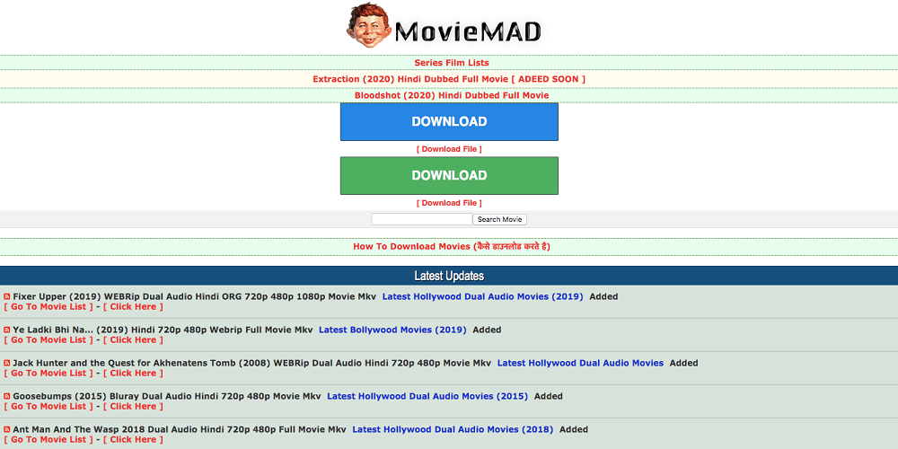 MovieMad Alternatives