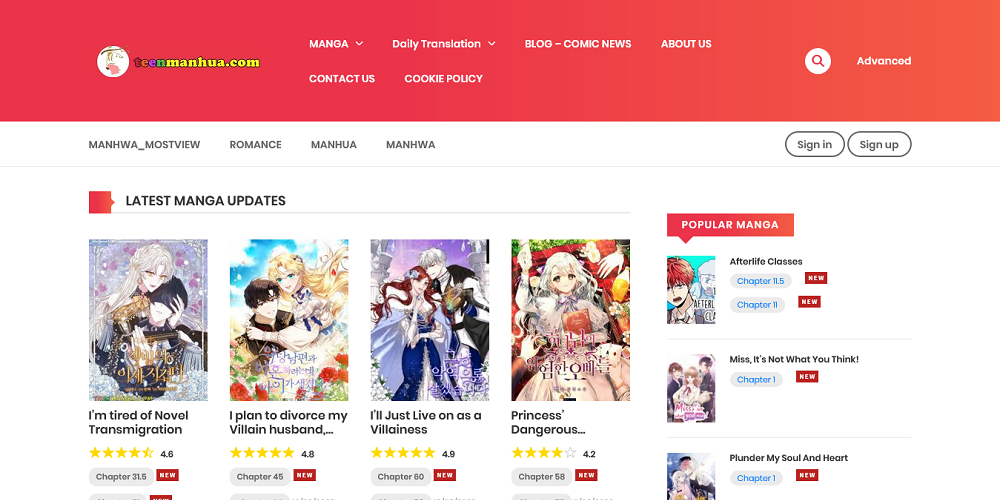 TeenManhua Alternatives