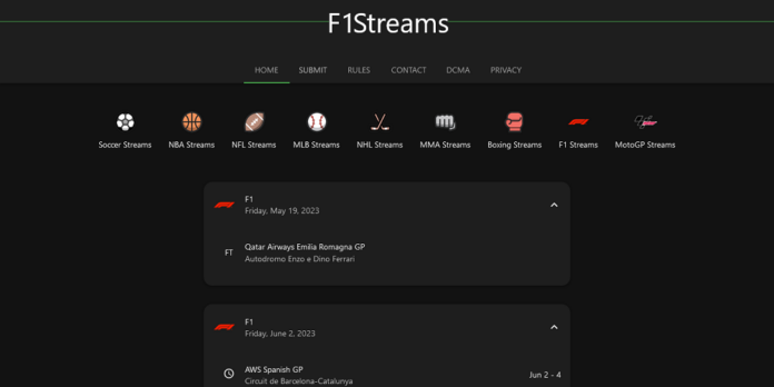 F1Streams Alternatives