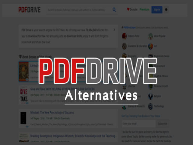 pdf drive alternatives