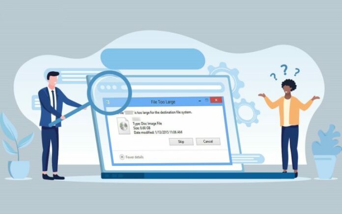 file is too large for destination file system
