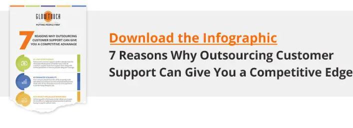 outsourced support to eliminate