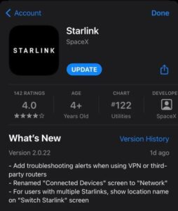 Starlink Unable To Load Account Information