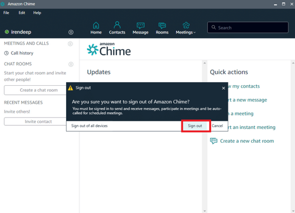 Amazon Chime Login